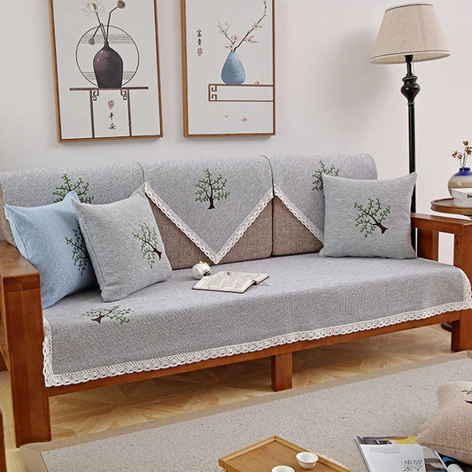 KTX-346643 Modern Minimalist Cotton Linen Cushion Sofa Cover in Various Sizes and Colors