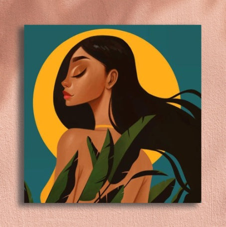 KTX-347667 Digital Canvas Painting - DIY Hot Air Balloon Artwork 40x50cm for Modern Home Décor