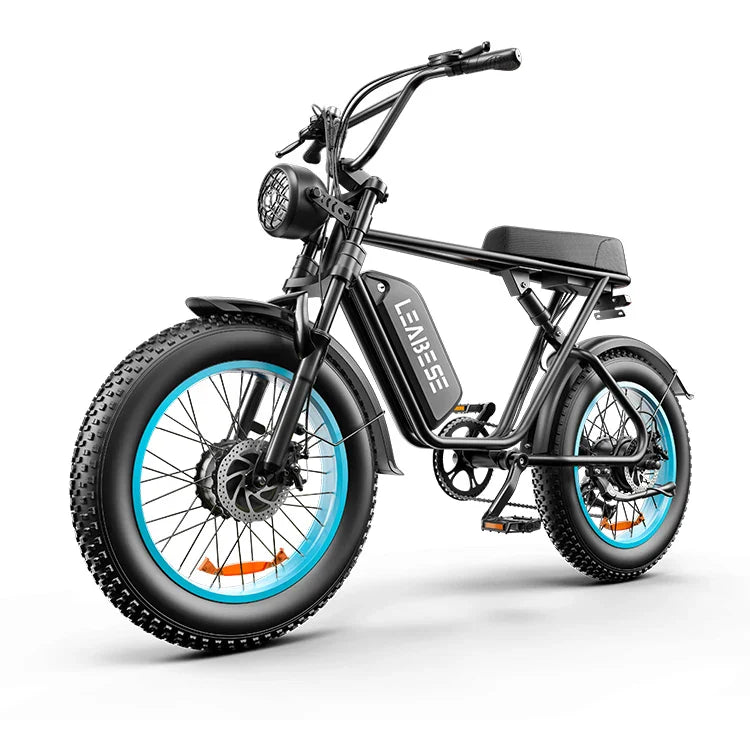 KTX-348819 2000W 23-Inch Fat Tire Electric Bike, 48V 23Ah Lithium Battery, 7-Speed, Disc Brakes, Max Speed 50km/h