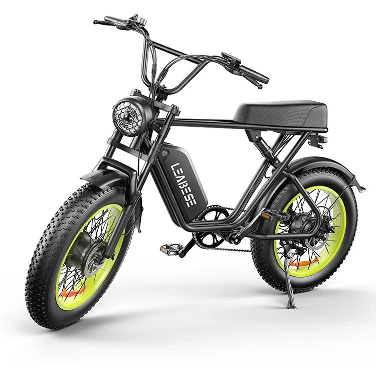 KTX-348819 2000W 23-Inch Fat Tire Electric Bike, 48V 23Ah Lithium Battery, 7-Speed, Disc Brakes, Max Speed 50km/h
