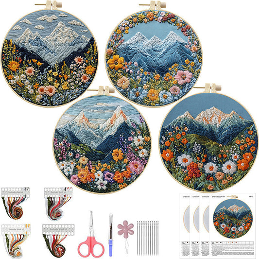 KTX-348883 DIY Embroidery Kit – Cartoon & Anime Modern Fabric Art Set