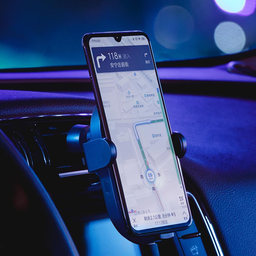 KTX-348947 20W Wireless Car Charger for Xiaomi Devices with USB-C Input, Includes Data Cable