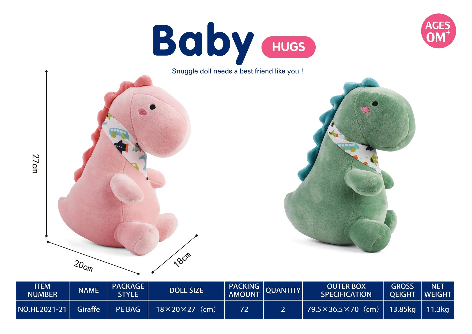 KTX-349139 Soft Plush Cartoon Duck Stuffed Animal Pillow for Babies and Kids, Fluffy Doll, Ideal Gift