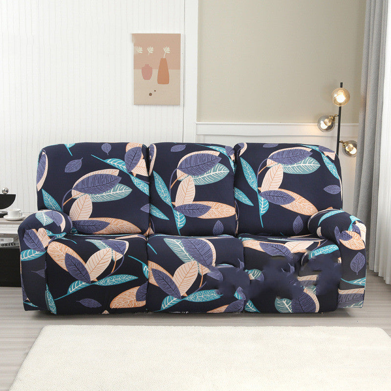 KTX-349843 Three-Seat Polyester Sofa Cover with Vibrant Patterns and Modern Design