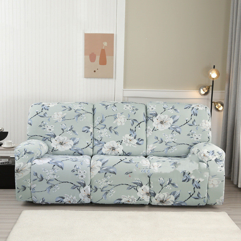 KTX-349843 Three-Seat Polyester Sofa Cover with Vibrant Patterns and Modern Design