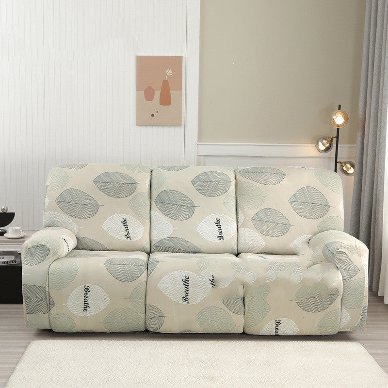 KTX-349843 Three-Seat Polyester Sofa Cover with Vibrant Patterns and Modern Design