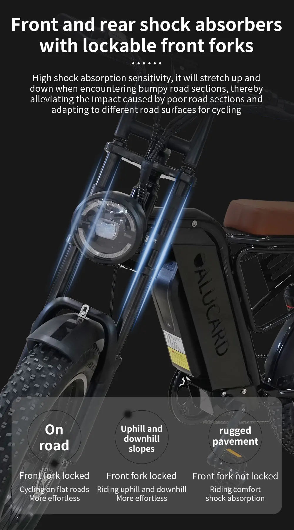 KTX-349971 750W Off-Road Electric Mountain Bike with 20-Inch Fat Tires for Adults - High Speed & Eco-Friendly