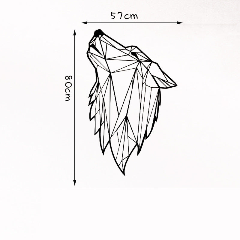 KTX-349971 Large Black PVC Waterproof Wall Sticker for Living Room Decor – Eco-Friendly & Removable Design