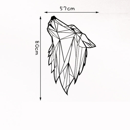 KTX-349971 Large Black PVC Waterproof Wall Sticker for Living Room Decor – Eco-Friendly & Removable Design