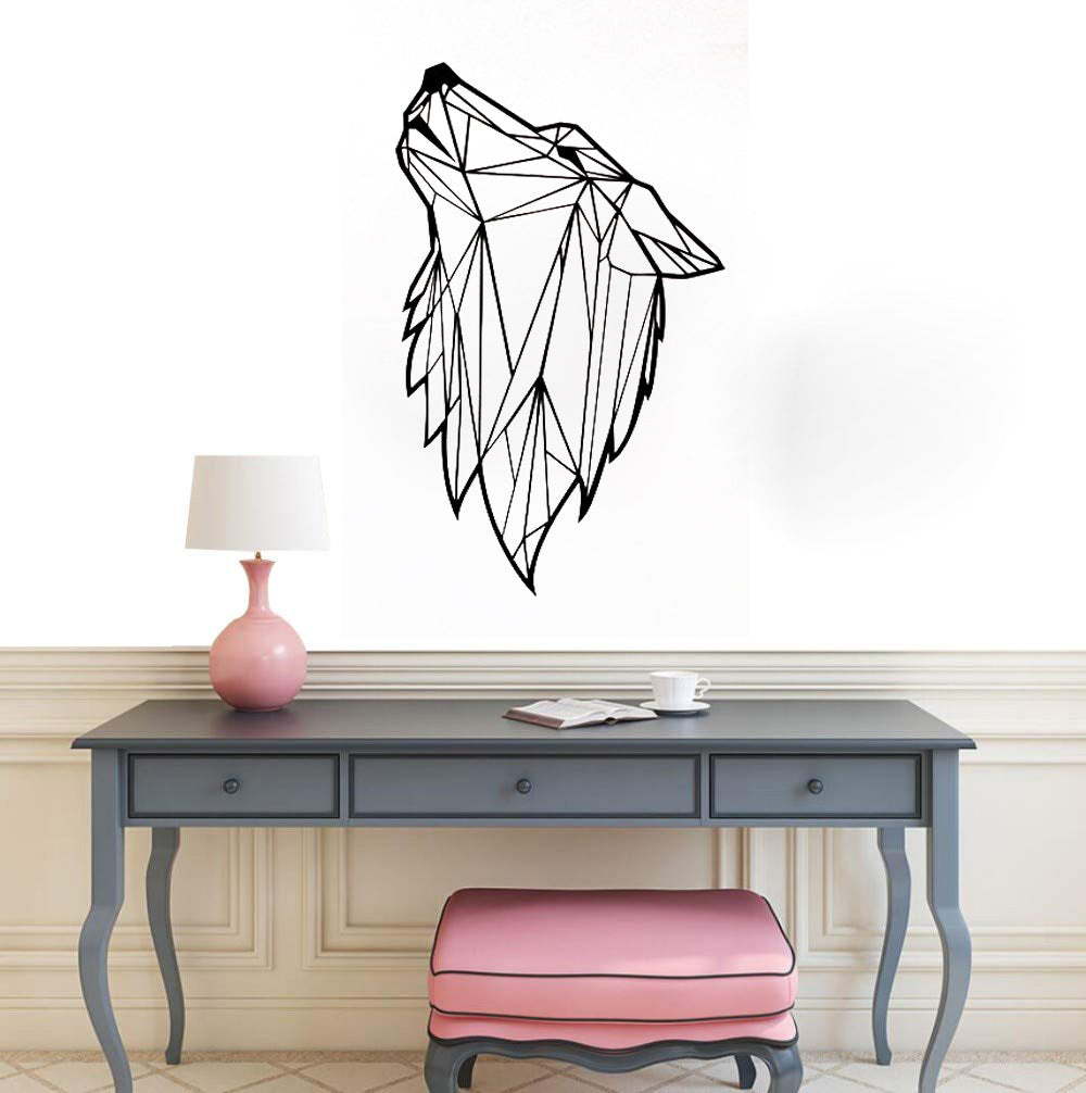 KTX-349971 Large Black PVC Waterproof Wall Sticker for Living Room Decor – Eco-Friendly & Removable Design