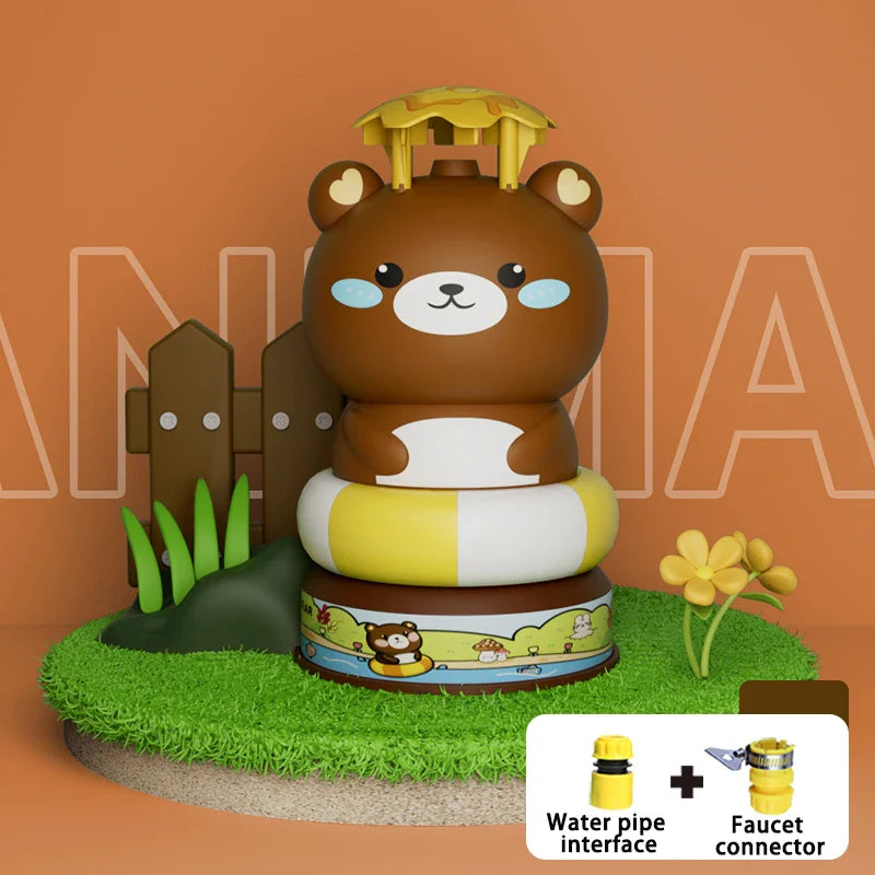 KTX-350291 Dinosaur-Themed Water Spray Rocket Launcher Toy for Kids Ages 3 and Up