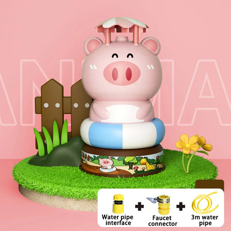 KTX-350291 Dinosaur-Themed Water Spray Rocket Launcher Toy for Kids Ages 3 and Up