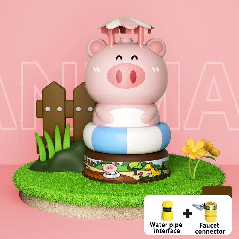 KTX-350291 Dinosaur-Themed Water Spray Rocket Launcher Toy for Kids Ages 3 and Up