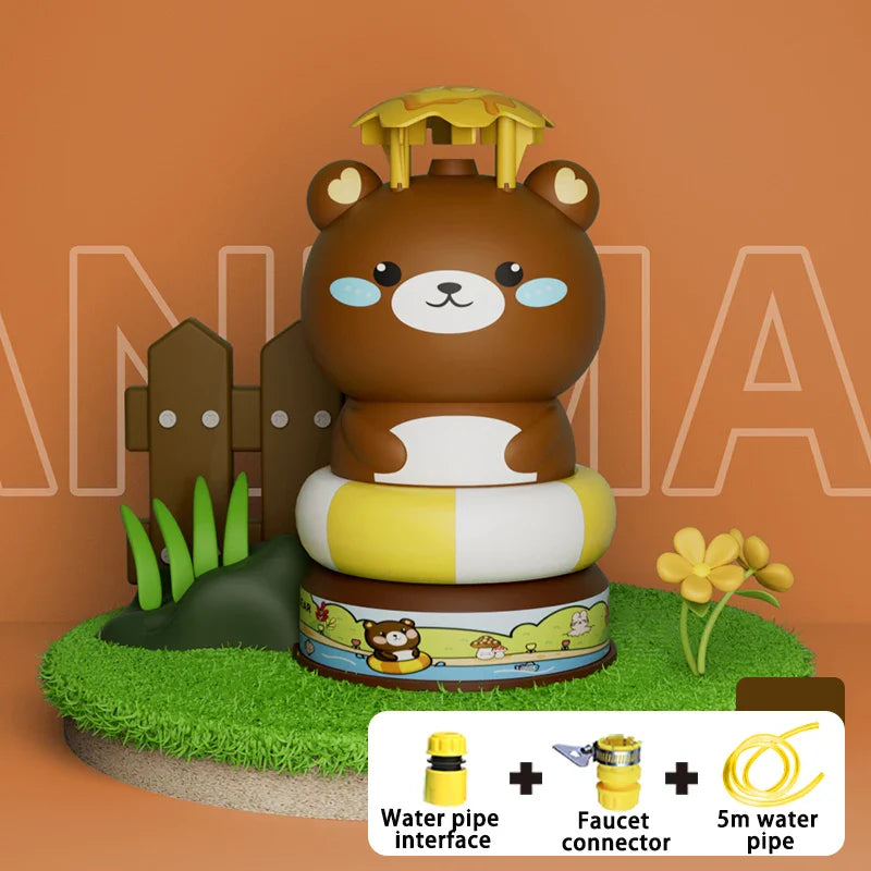 KTX-350291 Dinosaur-Themed Water Spray Rocket Launcher Toy for Kids Ages 3 and Up