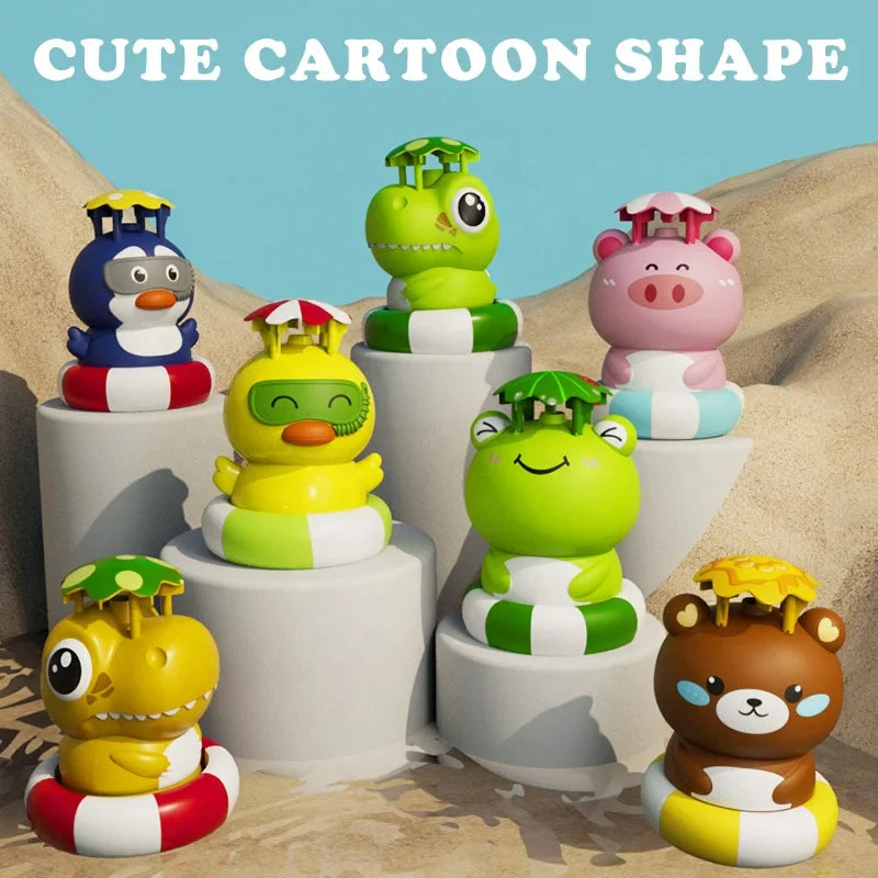 KTX-350291 Dinosaur-Themed Water Spray Rocket Launcher Toy for Kids Ages 3 and Up