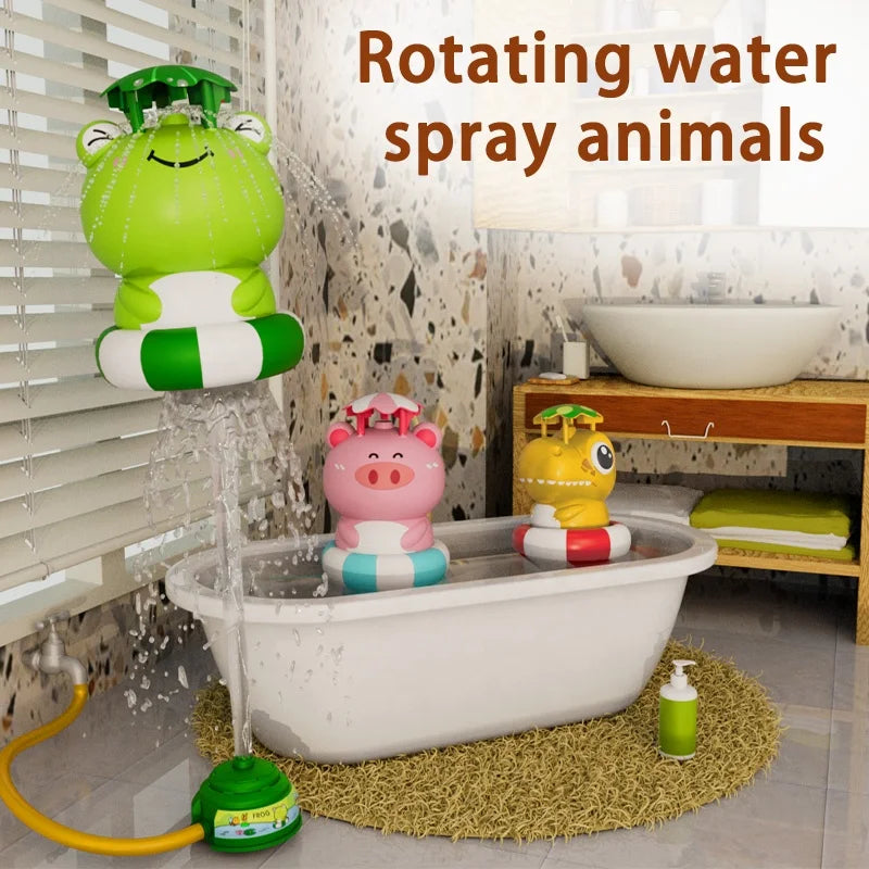 KTX-350291 Dinosaur-Themed Water Spray Rocket Launcher Toy for Kids Ages 3 and Up