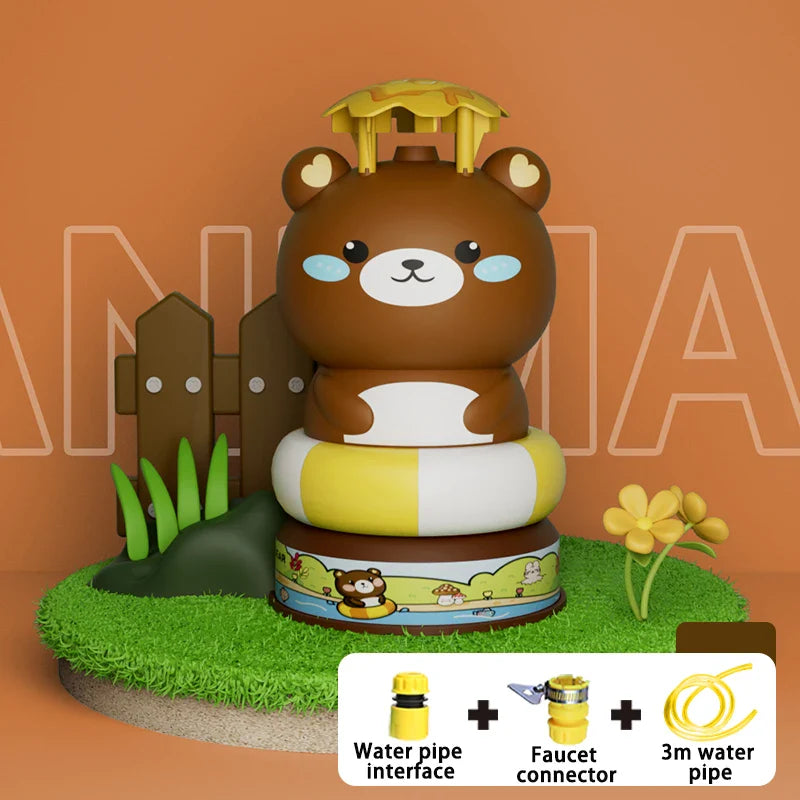 KTX-350291 Dinosaur-Themed Water Spray Rocket Launcher Toy for Kids Ages 3 and Up