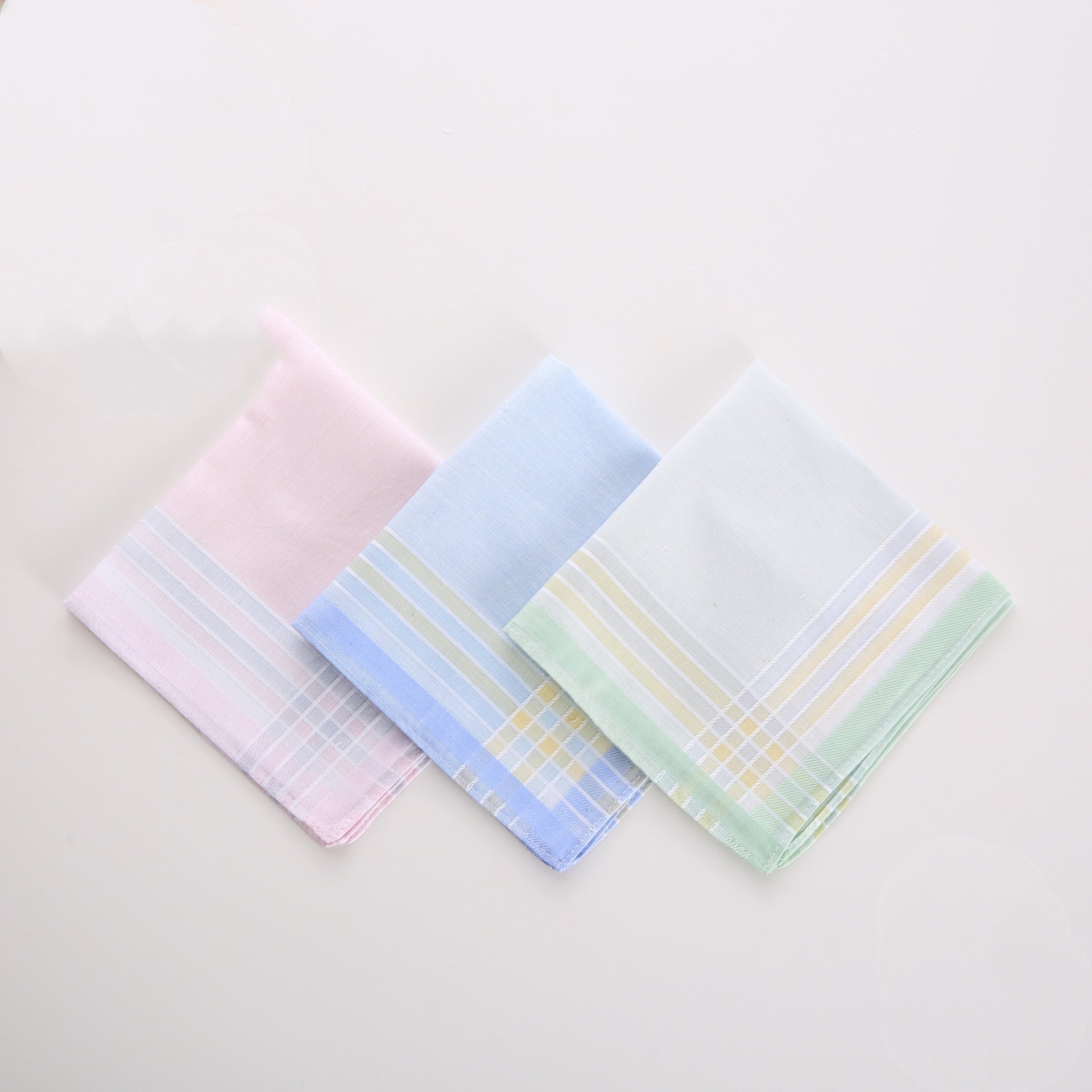 KTX-350611 Cotton Handkerchief Square Scarf Set with Various Floral Designs - 100% Cotton, 29x29 cm
