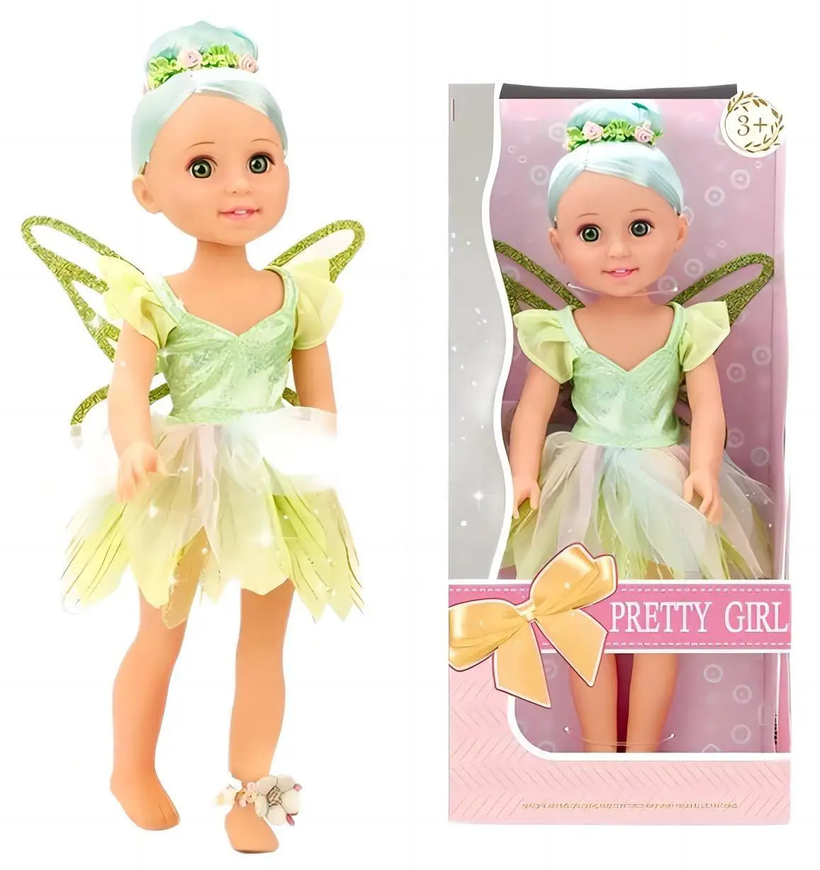 KTX-350867 15-Inch Fashion Doll with Fine Hair for Stylish Play - Educational Vinyl Princess Doll for Kids