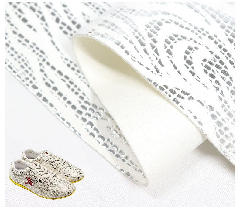 KTX-350867 1.4mm Breathable Suede Microfiber for Kung Fu Shoes - Available in Red, Blue, Yellow, and White