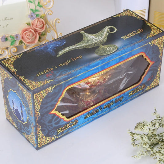 KTX-351123 Aladdin-Inspired Zinc Alloy Magic Lamp Decorative Ornament