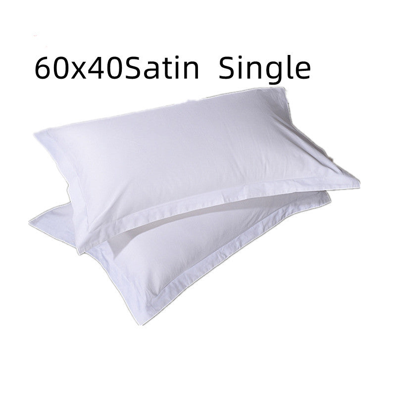 KTX-351187 Single Bed Cotton Pillowcase - Pure Cotton, Various Weaving & Density Options, Suitable for Hotels and Home Use