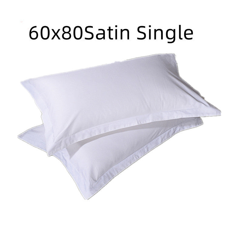 KTX-351187 Single Bed Cotton Pillowcase - Pure Cotton, Various Weaving & Density Options, Suitable for Hotels and Home Use