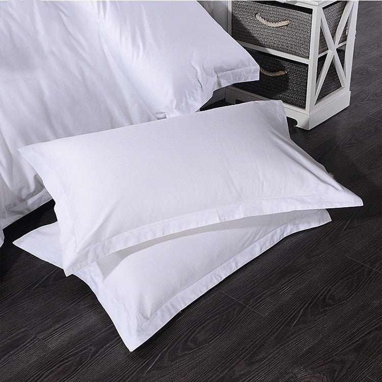 KTX-351187 Single Bed Cotton Pillowcase - Pure Cotton, Various Weaving & Density Options, Suitable for Hotels and Home Use