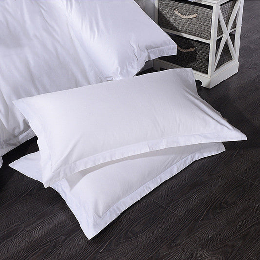 KTX-351187 Single Bed Cotton Pillowcase - Pure Cotton, Various Weaving & Density Options, Suitable for Hotels and Home Use