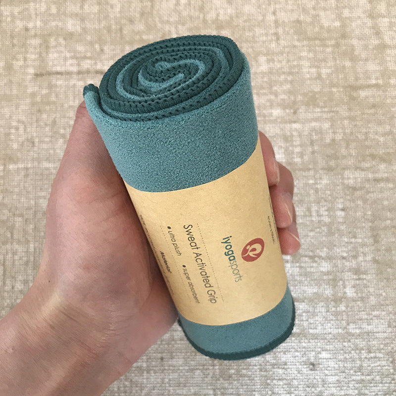 KTX-351763 Frog Sweat-Absorbent Yoga Towel - Small Square, 41x68CM, Multiple Color Options