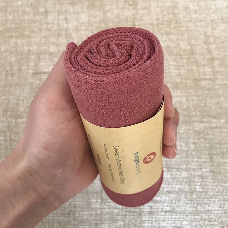 KTX-351763 Frog Sweat-Absorbent Yoga Towel - Small Square, 41x68CM, Multiple Color Options