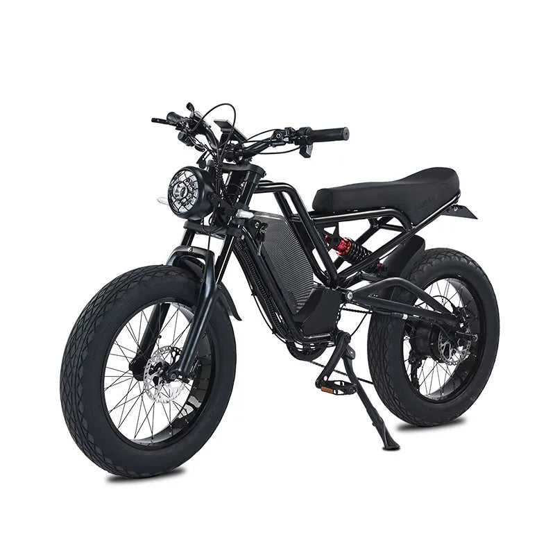 KTX-351891 Electric Fat Bike 1500W, 7 Speed, 20" Steel Frame, Hydraulic Disc Brake, 48V 18ah Battery, Max Speed 50 km/h