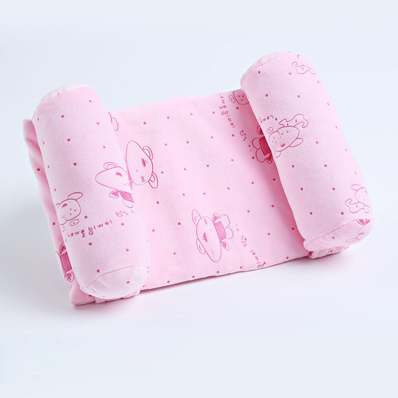 KTX-354451 Baby Bear Shape Neck Support Pillow - Memory Foam, Anti-Allergy, Available in Blue, Pink, Yellow