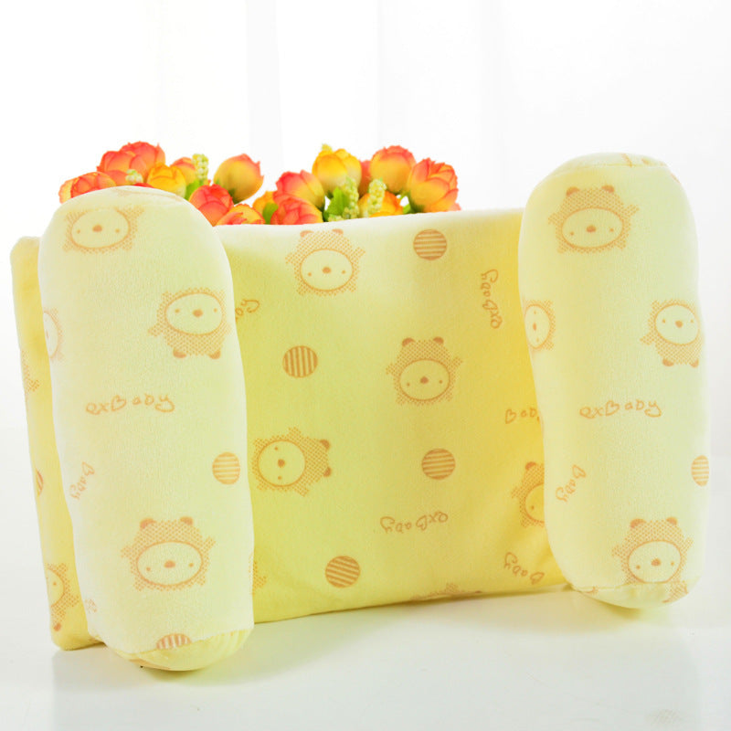 KTX-354451 Baby Bear Shape Neck Support Pillow - Memory Foam, Anti-Allergy, Available in Blue, Pink, Yellow
