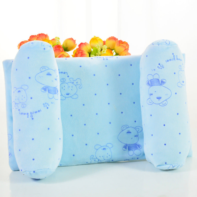 KTX-354451 Baby Bear Shape Neck Support Pillow - Memory Foam, Anti-Allergy, Available in Blue, Pink, Yellow