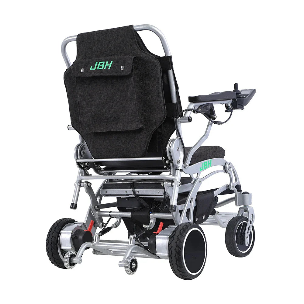 KTX-354515 Lightweight Folding Electric Wheelchair with Removable Battery, CE Certified, 120kg Load Capacity, Aluminum Alloy Frame