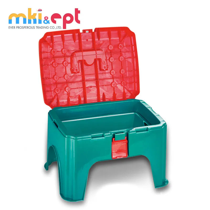 KTX-355475 Pretend Play Gardening Tool Set for Kids Ages 2-7, Plastic Garden Tools in Color Box