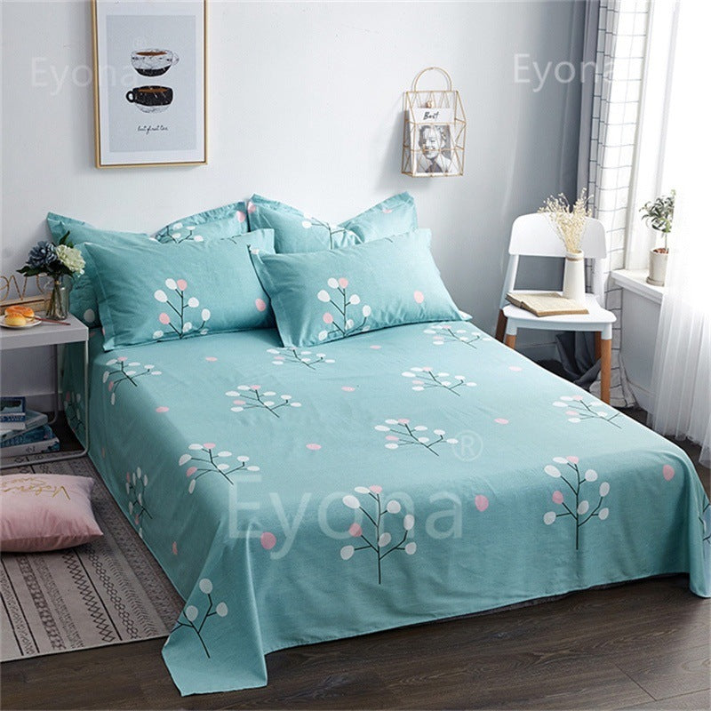 KTX-355603 Cartoon-Themed Bed Sheets with Pillowcases - Multiple Designs and Sizes Available