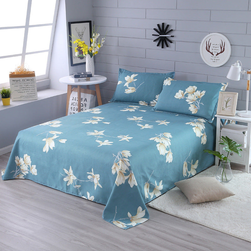 KTX-355603 Cartoon-Themed Bed Sheets with Pillowcases - Multiple Designs and Sizes Available