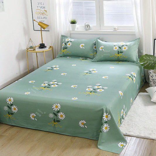 KTX-355603 Cartoon-Themed Bed Sheets with Pillowcases - Multiple Designs and Sizes Available