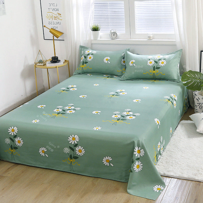 KTX-355603 Cartoon-Themed Bed Sheets with Pillowcases - Multiple Designs and Sizes Available