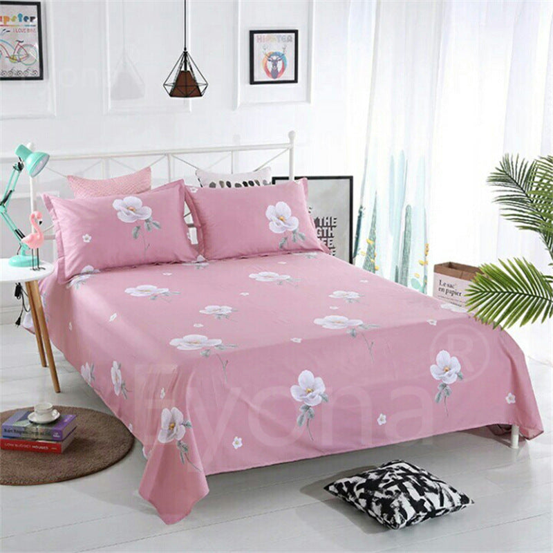 KTX-355603 Cartoon-Themed Bed Sheets with Pillowcases - Multiple Designs and Sizes Available