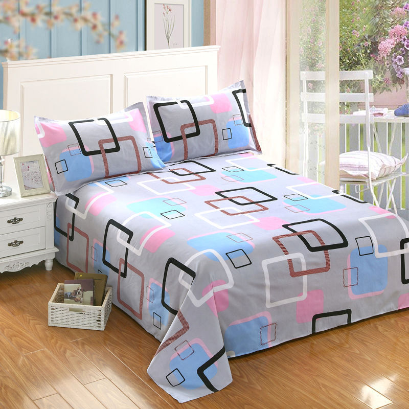 KTX-355603 Cartoon-Themed Bed Sheets with Pillowcases - Multiple Designs and Sizes Available