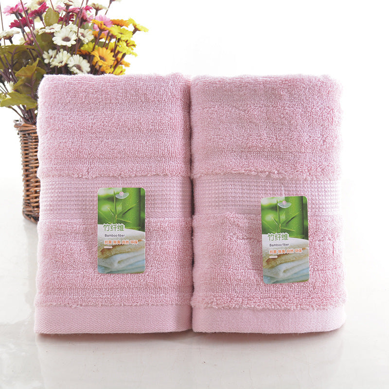 KTX-356371 Bamboo Fiber Water Ripple Towel - Absorbent, Soft, Eco-Friendly, 34x75 cm