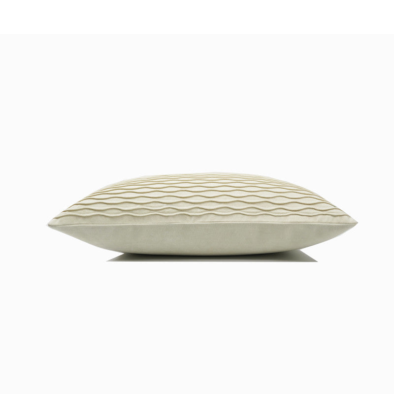 KTX-356627 Beige Wave Pattern Nordic Minimalist Throw Pillow - 35x55cm & 30x50cm Options
