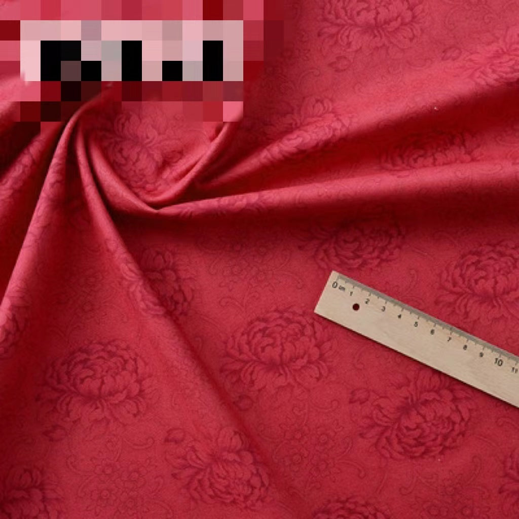 KTX-356627 Cotton Floral Print Fabric for Crafts and Sewing Projects, 145 cm Wide