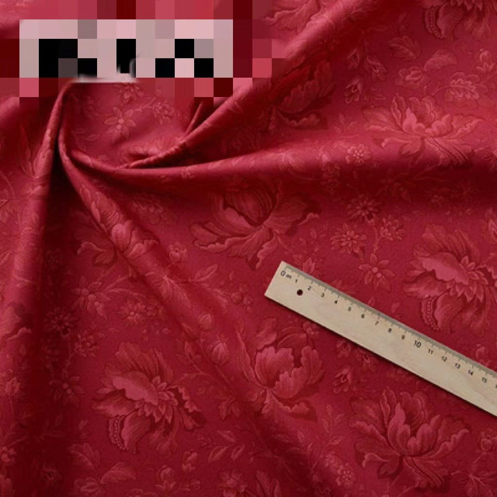 KTX-356627 Cotton Floral Print Fabric for Crafts and Sewing Projects, 145 cm Wide