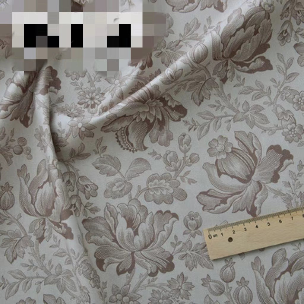 KTX-356627 Cotton Floral Print Fabric for Crafts and Sewing Projects, 145 cm Wide