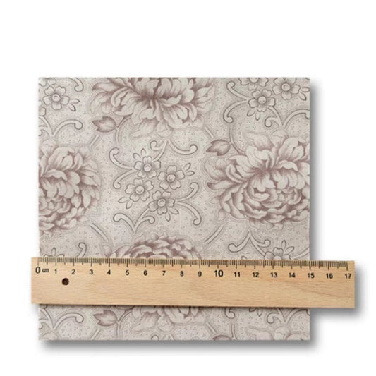 KTX-356627 Cotton Floral Print Fabric for Crafts and Sewing Projects, 145 cm Wide