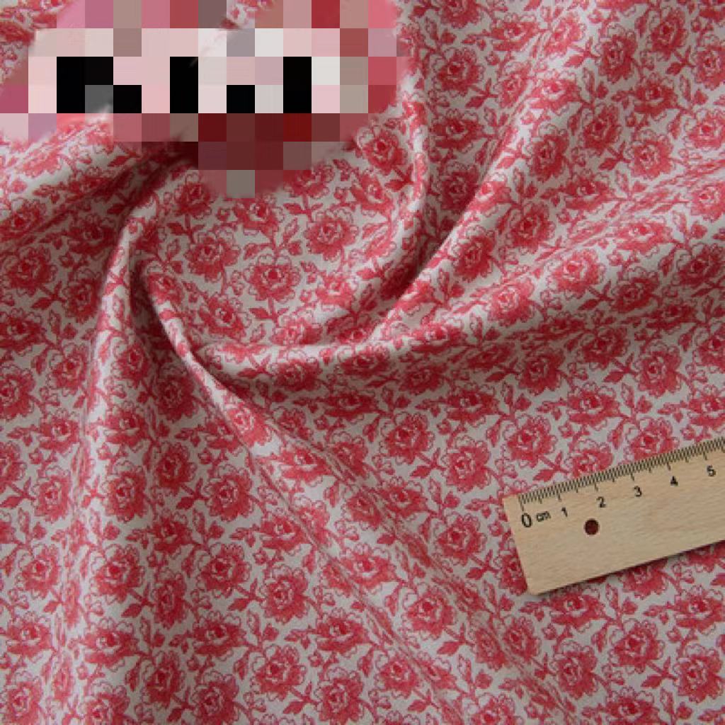 KTX-356627 Cotton Floral Print Fabric for Crafts and Sewing Projects, 145 cm Wide